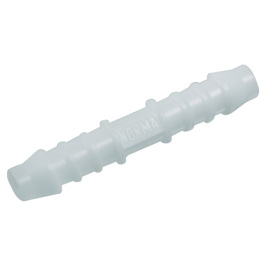 Raccord en plastique cannelure 9mm pour tube 3/8" et 1/2"