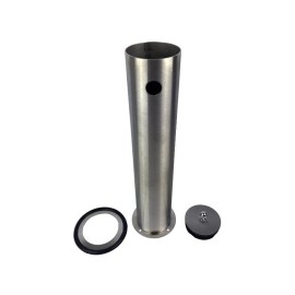 Colonne en acier inoxydable sans robinet
