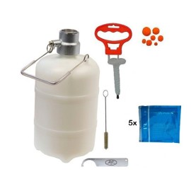 Kit de nettoyage de type Keykeg avec tête en acier inoxydable