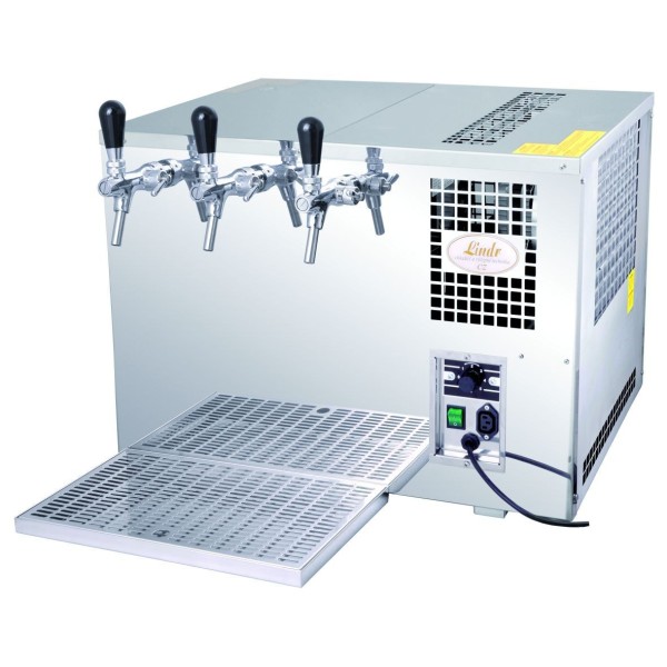 Lindr AS - 110 INOX Tropical avec banc de glace et 3 robinets Lindr AS - 110 INOX Tropical avec banc de glace et 3 robinets
