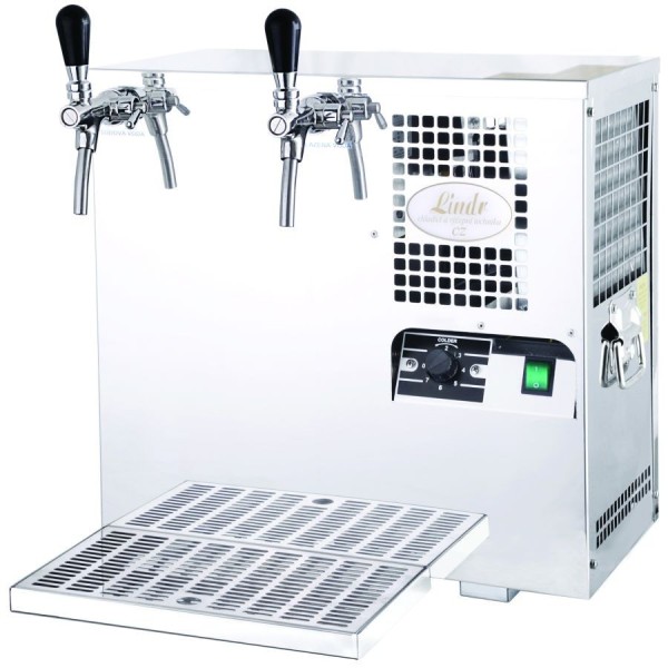 Lindr SODA AS - 45 avec banque de glace, 2 robinets en acier inoxydable Lindr SODA AS - 45 avec banque de glace, 2 robinets en acier inoxydable