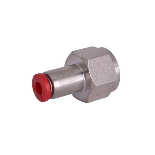 Adaptateur filetage femelle G1/4" x tuyau 4mm Adaptateur filetage femelle G1/4" x tuyau 4mm