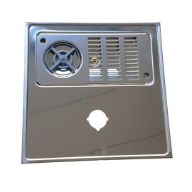 Égouttoir avec rince-verres 40x40cm Ø5CM à utiliser avec le support