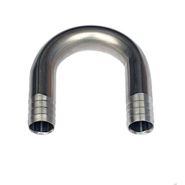 raccord en U en acier inoxydable 12mm pour tubes de 13mm et 16mm