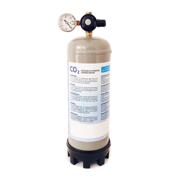 Kit bouteille de CO2 1200g + mini détendeur CO2 (sortie 3/8") Kit bouteille de CO2 1200g + mini détendeur CO2 (sortie 3/8")