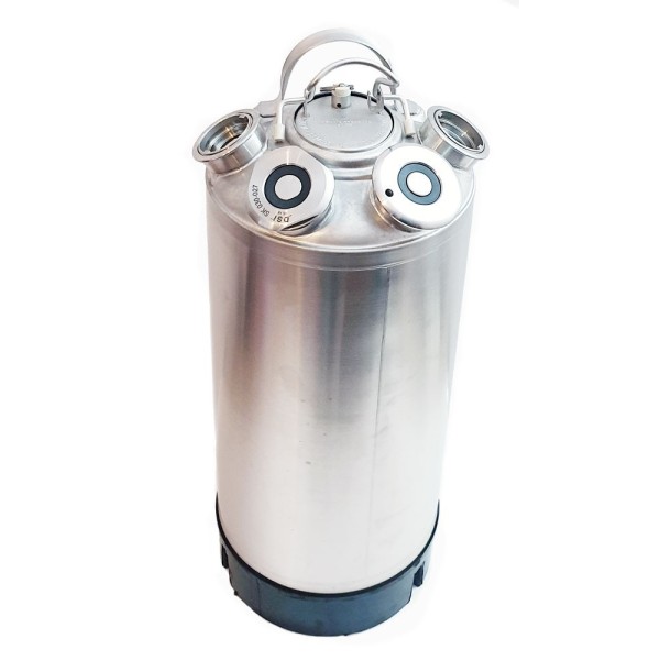 Fût de nettoyage en acier inoxydable 18L - avec 4 plongeurs Fût de nettoyage en acier inoxydable 18L - avec 4 plongeurs