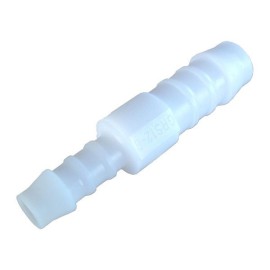 Raccord en plastique avec cannelure en réduction 9x11mm pour tubes 3/8" à 1/2