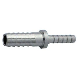 Raccord en acier en réduction avec cannelure 7x10,2mm pour tube 3/8" à 1/2"