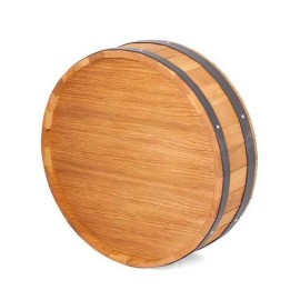 Panneau cylindrique en bois pour robinets muraux