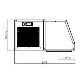 Unité de refroidissement supérieure pour 2 à 8 barils (500 W)
