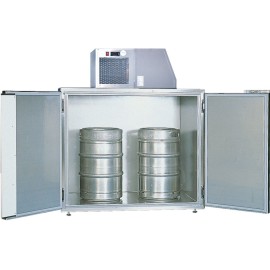 Refroidisseur de fûts en acier inoxydable - 2 fûts de 50l