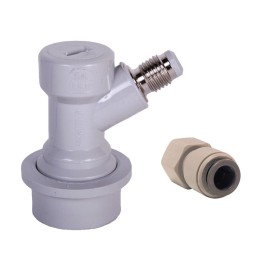Tête de fût système NC pour gaz avec connecteur 5/16" JG - CMB 'Ball-lock'