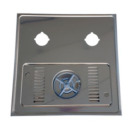 Égouttoir double avec rince-verres 50x40cm Ø5CM à utiliser avec le support