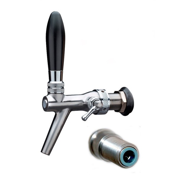 Robinet CLASSIC en acier inoxydable avec compensateur 5/8" - 35mm, JG 3/8". Robinet CLASSIC en acier inoxydable avec compensateur 5/8" - 35mm, JG 3/8".