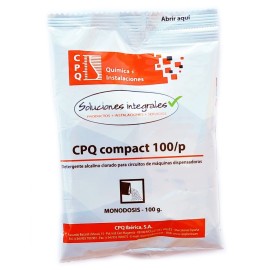 Poudre de nettoyage CPQ compact 100/p 100g (contient du chlore) - pour le nettoyage en profondeur des systèmes de distribution
