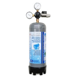 Kit Bouteille de CO2 1200g + détendeur (sortie 3/8") avec vanne d'arrêt