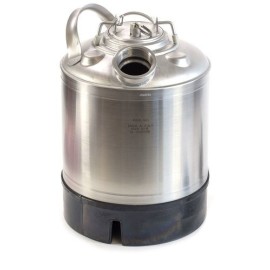 Fût de nettoyage en acier inoxydable 9L - 1 bec sans spatule