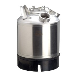 Fût de nettoyage en acier inoxydable 9L - 2 sorties sans plongeur