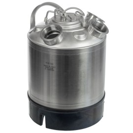 Fût de nettoyage en acier inoxydable 9L - 3 sorties sans plongeur