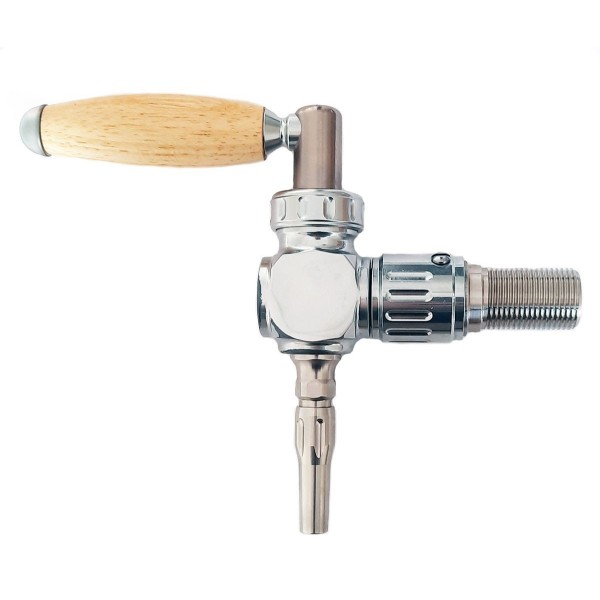 Robinet Iberico chromé avec compensateur 5/8" - 35mm Robinet Iberico chromé avec compensateur 5/8" - 35mm