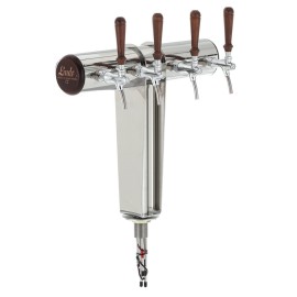 Colonne Lindr Naked Cold Bridge 4 robinets en acier inoxydable