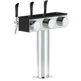 Colonne Lindr T Grand avec 3 robinets Colonne Lindr T Grand avec 3 robinets