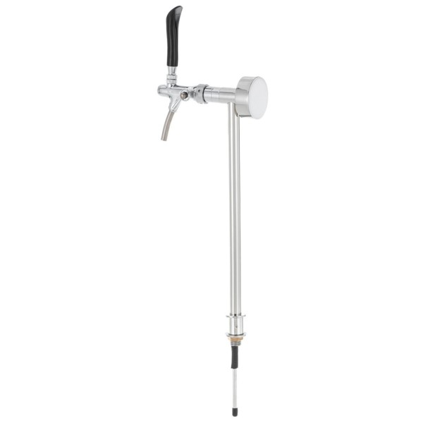Colonne Lindr TUBE avec 1 robinet en acier inoxydable rétro-éclairé