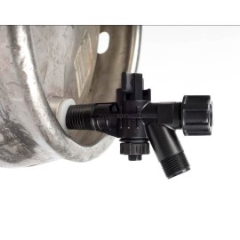 Robinet de vidange de fût - filetage 3/4 BSP