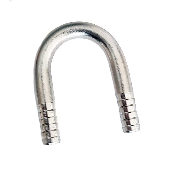 Raccord en U 7mm en acier inoxydable pour tube 3/8" ou 5/16 Raccord en U 7mm en acier inoxydable pour tube 3/8" ou 5/16