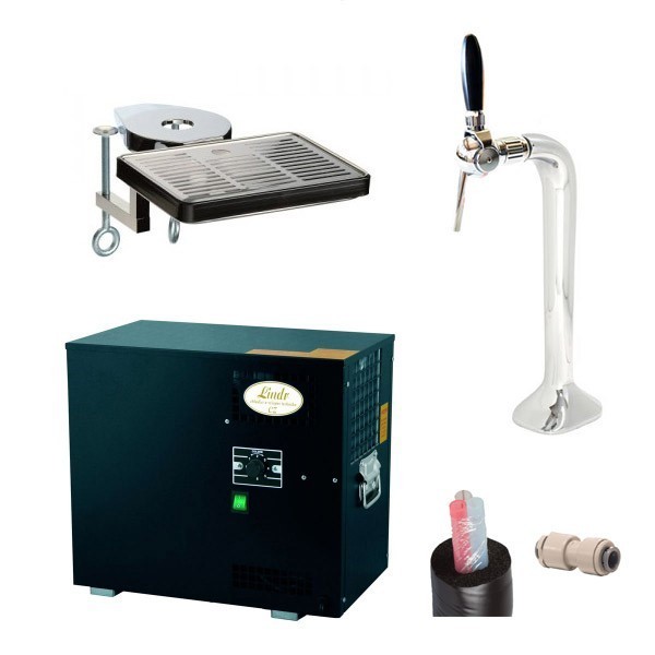 Ensemble réfrigérant préinstallé AS - 40 + colonne avec 1 robinet + égouttoir avec support Ensemble réfrigérant préinstallé AS - 40 + colonne avec 1 robinet + égouttoir avec support