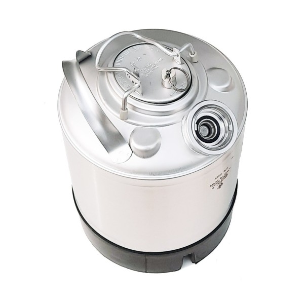 Fût de nettoyage en acier inoxydable 9L - 1 connexion type S Fût de nettoyage en acier inoxydable 9L - 1 connexion type S