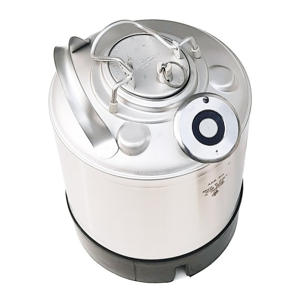 Fût de nettoyage en acier inoxydable 9L - 1 connexion type M Fût de nettoyage en acier inoxydable 9L - 1 connexion type M