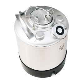 Tonneau de nettoyage en acier inoxydable 9L - 1 connexion type G