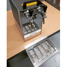 Égouttoir avec support 30 x 20cm avec vidange pour utilisation avec des tireuses portables Égouttoir avec support 30 x 20cm avec vidange pour utilisation avec des tireuses portables