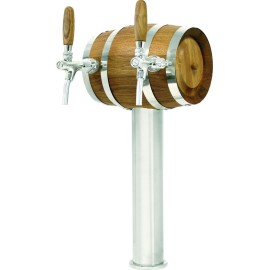 Colonne Lindr Soudek avec 2 robinets en acier inoxydable.