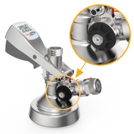 Piston de soupape de surpression pour tête de type Keykeg