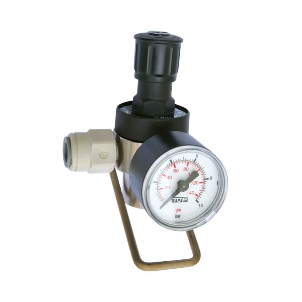 Détendeur pour bouteilles de CO2 avec connexion ACME (sortie 3/8" - 9,5mm OD) Détendeur pour bouteilles de CO2 avec connexion ACME (sortie 3/8" - 9,5mm OD)