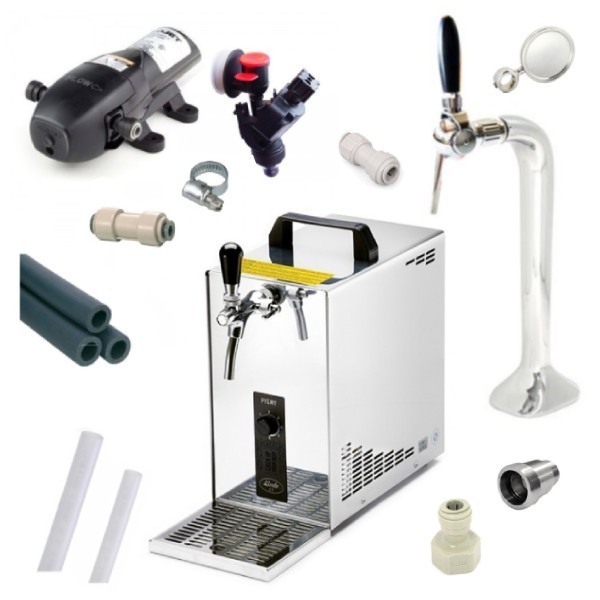 Ensemble BIB colonne avec robinet + refroidisseur + pompe Bevjet Compact + tête BIB Vitop Ensemble BIB colonne avec robinet + refroidisseur + pompe Bevjet Compact + tête BIB Vitop