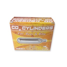 Boîte de 10 cartouches filetées CO2 16gr Boîte de 10 cartouches filetées CO2 16gr