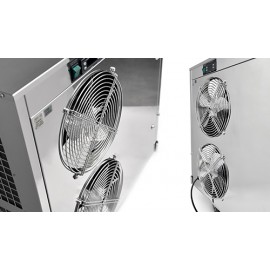 Refroidisseur Lindr AS-450 avec 1 pompe NRG12 et roues pour cuves de fermentation Refroidisseur Lindr AS-450 avec 1 pompe NRG12 et roues pour cuves de fermentation