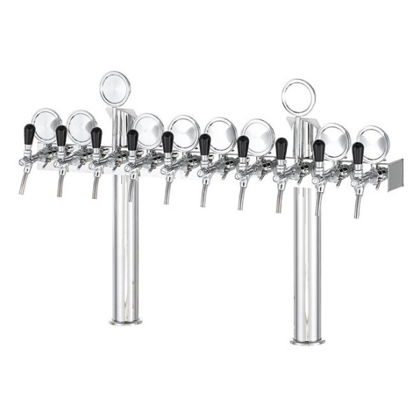 Colonne Lindr "T" avec sorties 10 x 5/8