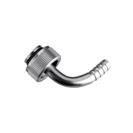 Adaptateur coudé tête/robinet 1/2" acier inoxydable