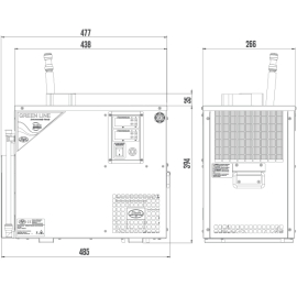 Lindr AS - 40 Glycol NEW pour cuves de fermentation - 2 thermostats numériques et sonde Lindr AS - 40 Glycol NEW pour cuves de fermentation - 2 thermostats numériques et sonde