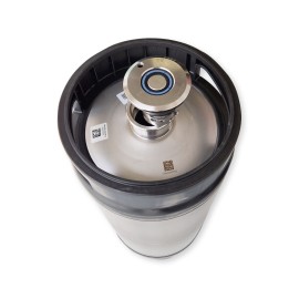 Fût GOKEG de 20 L en acier inoxydable  avec plongeur de type A