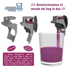 Dispositif mains libres pour robinet distributeur BIB Dispositif mains libres pour robinet distributeur BIB