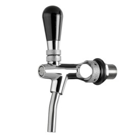 Robinet TOF chromé sans compensateur, filetage 5/8", 35 mm de longueur