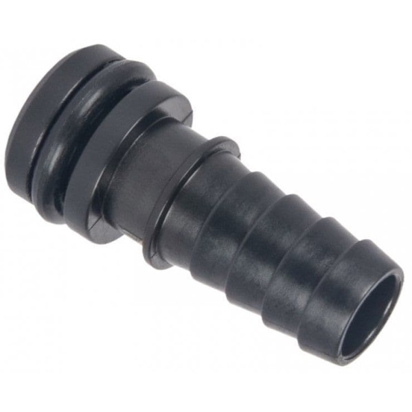 Raccord droit en polypropylène 1/4" pour Flojet (pour tube de 3/8" de diamètre extérieur)