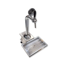 Colonne KOBBRA avec 1 robinet Cosmo + égouttoir + support à pince