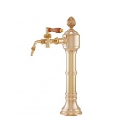 Colonne en laiton LUKR sans robinet, finition TiN (nitrure de titane)