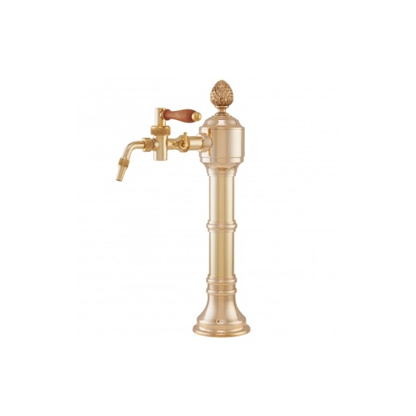 Colonne en laiton LUKR sans robinet, finition TiN (nitrure de titane)